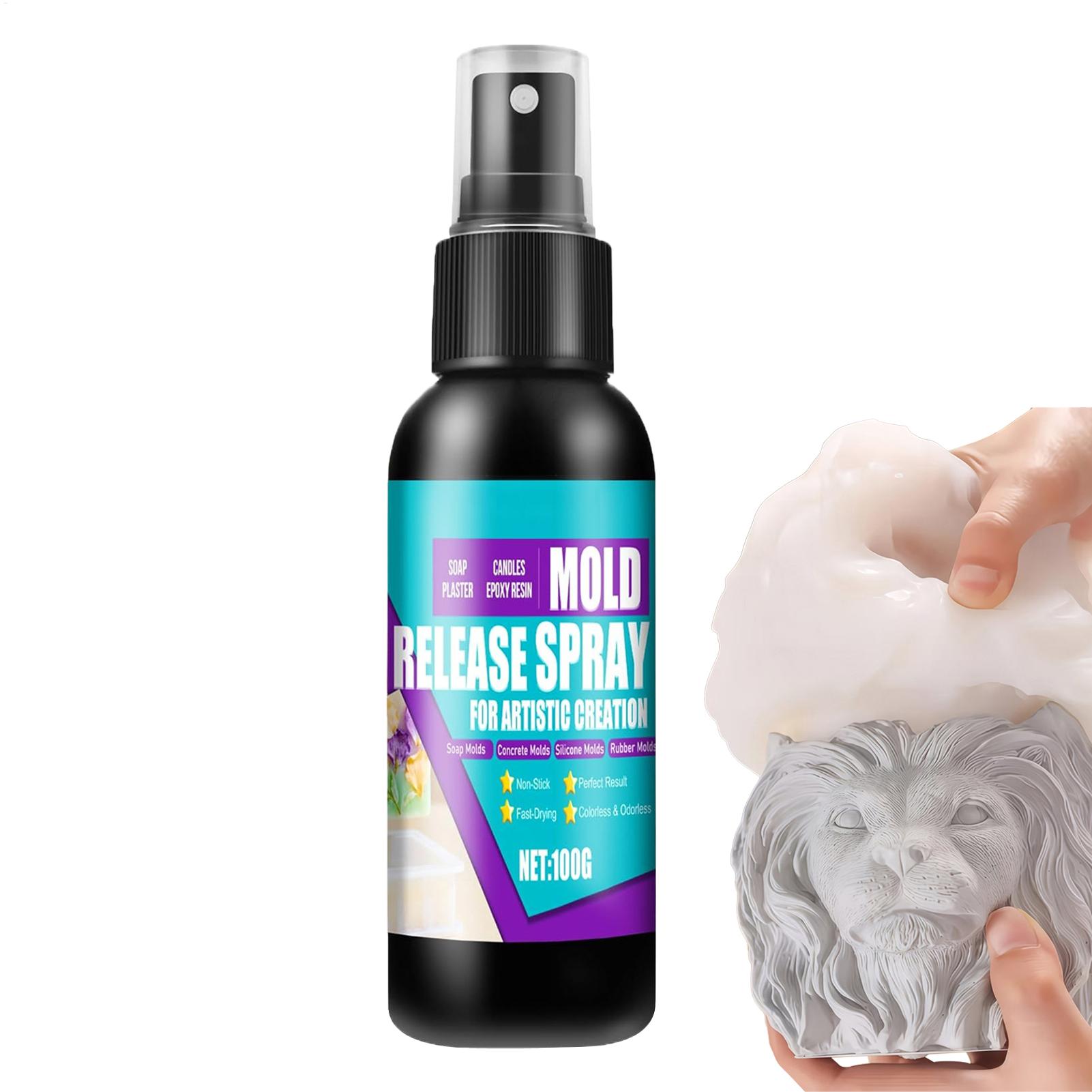 Resin Craft Supplies - Spray Desmoldante 100g, Agente Antiaderente para