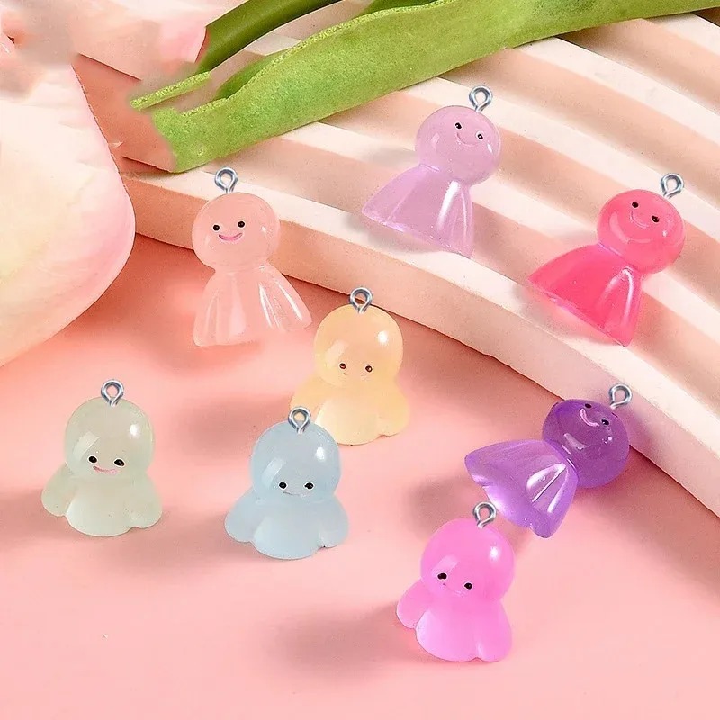 Resin Craft Supplies - 10 peças de pingentes de resina