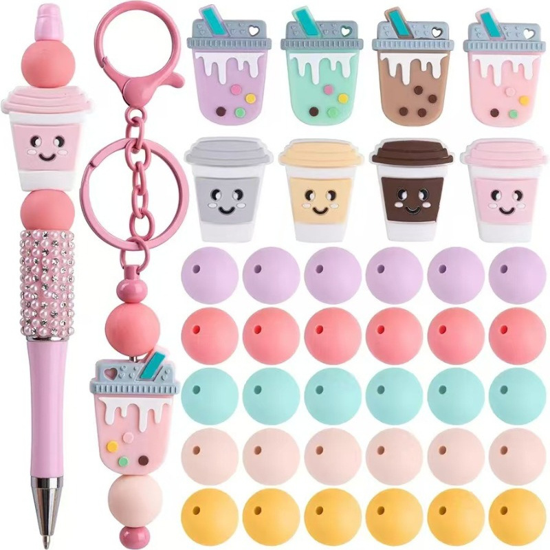 Mixing Cup Silicone - Conjunto de 48 Peças de Contas