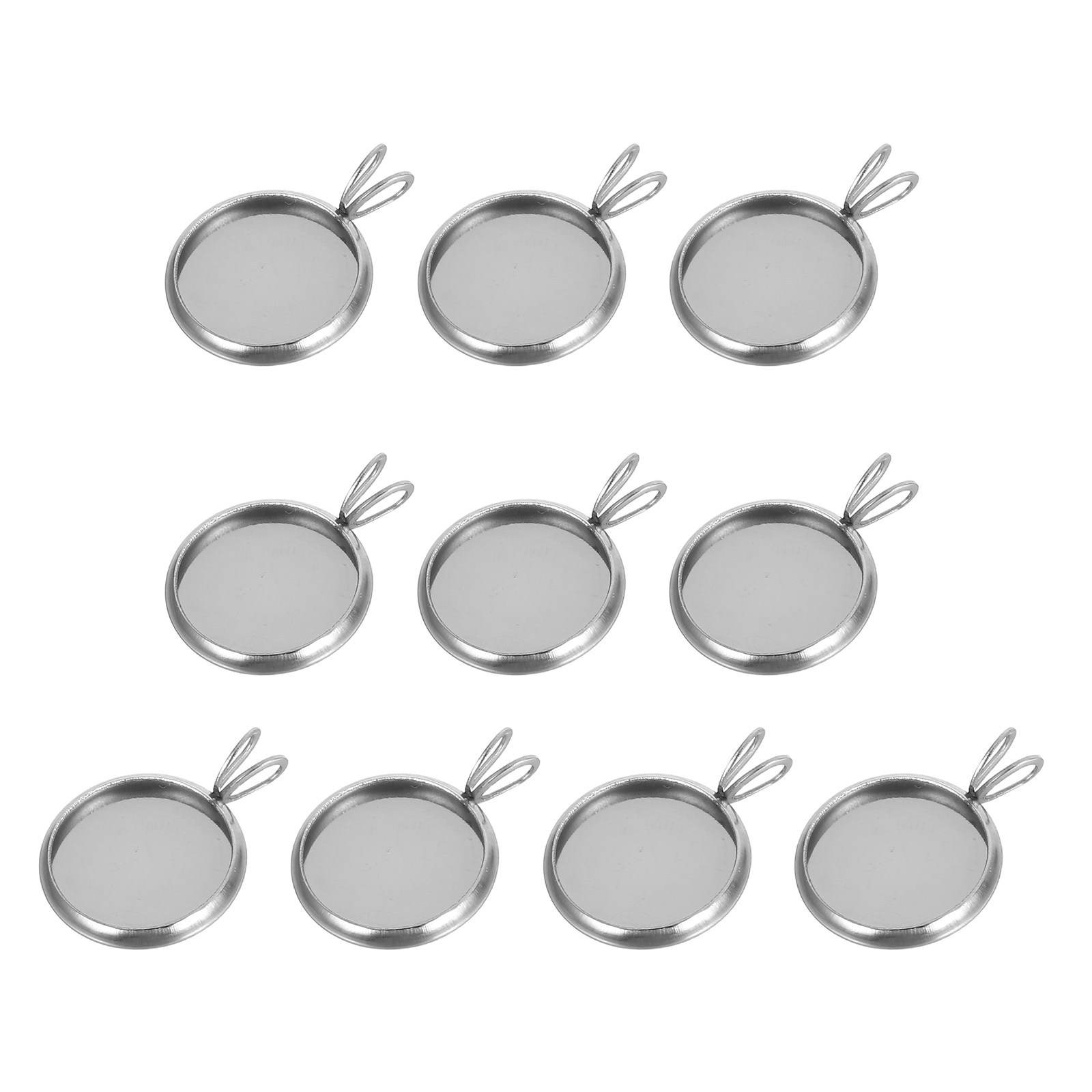 Resin Craft Supplies - 10 Peças de Base Redonda para