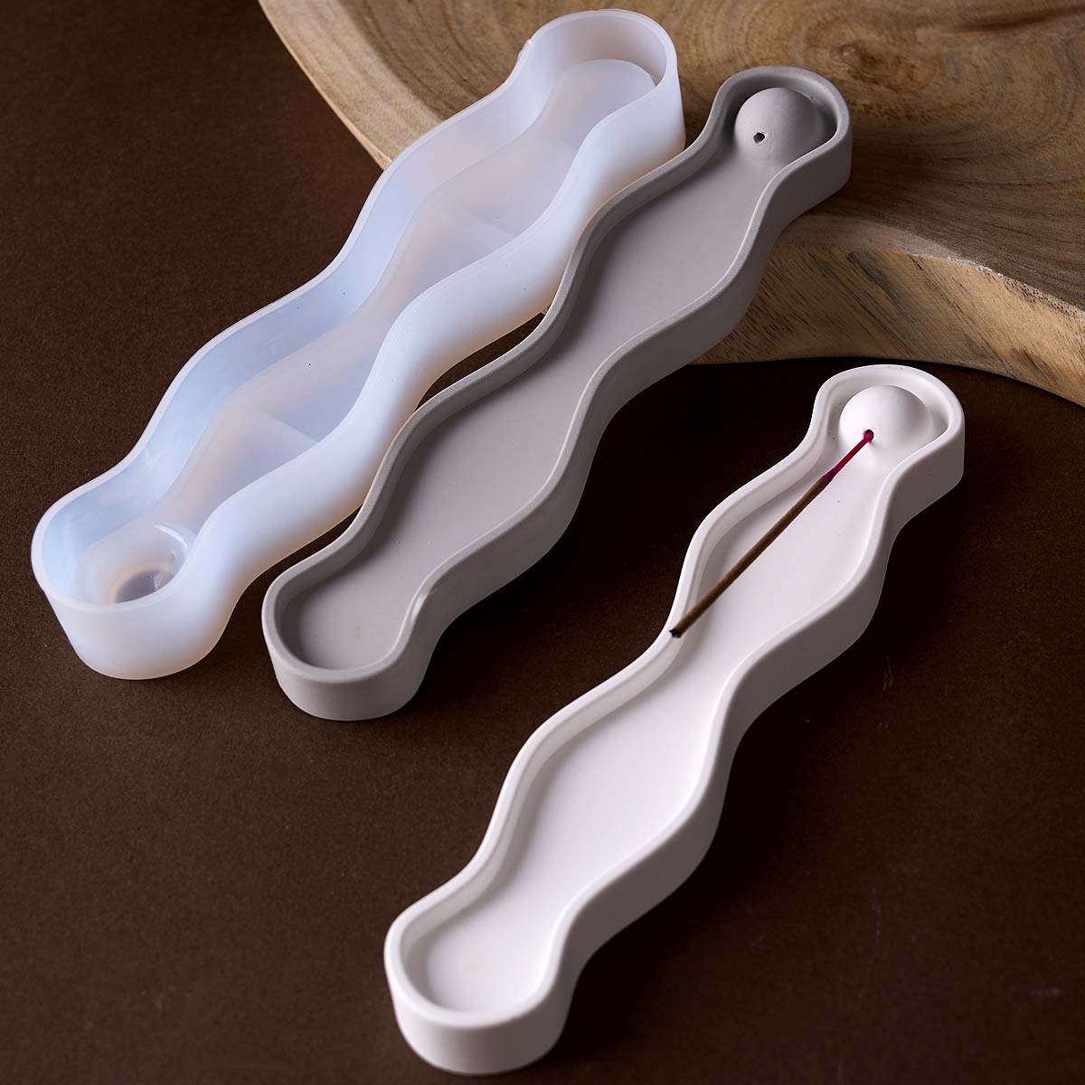 Serving Tray Mold - Bandeja de inserção de incenso longa