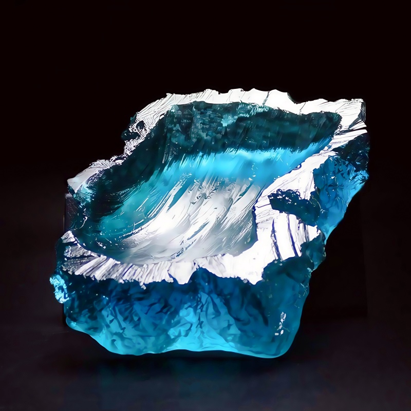 Resin Ocean Wave Mold - Placa de design de onda de