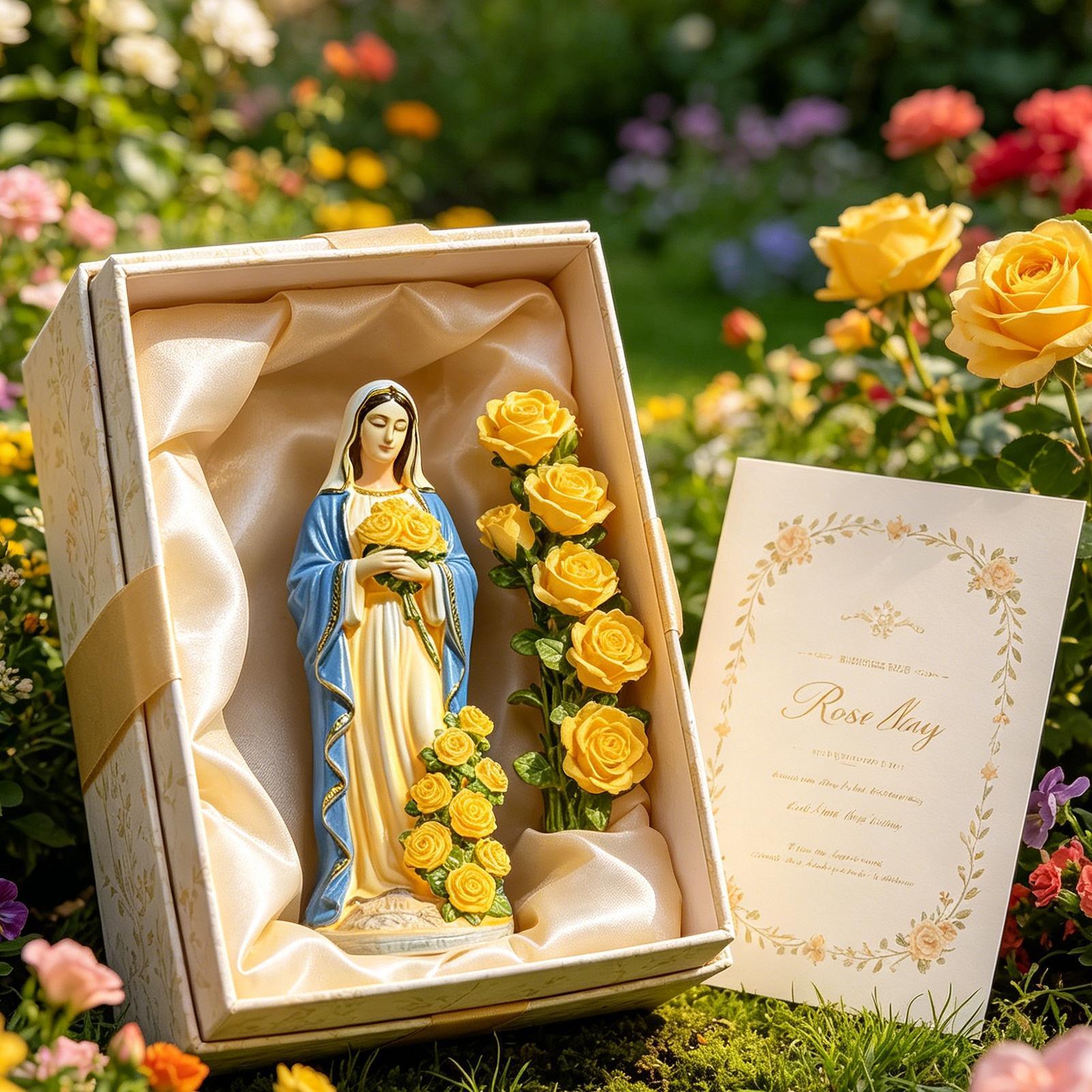 Estátua Solar da Virgem Maria  - Resin Crafts avaliação e preço