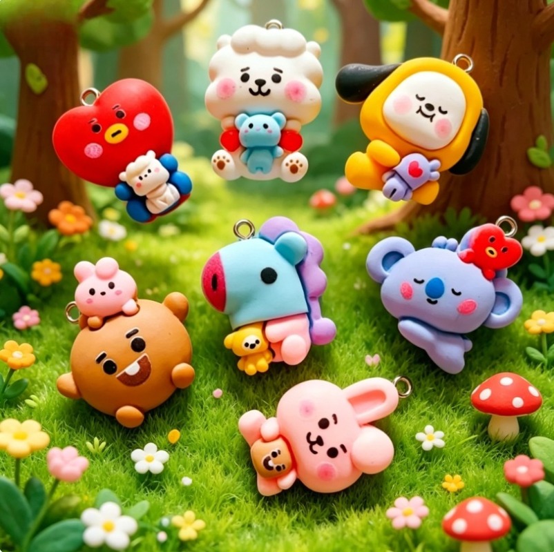 7 peças de pingentes de resina - Resin Craft Supplies avaliação e preço