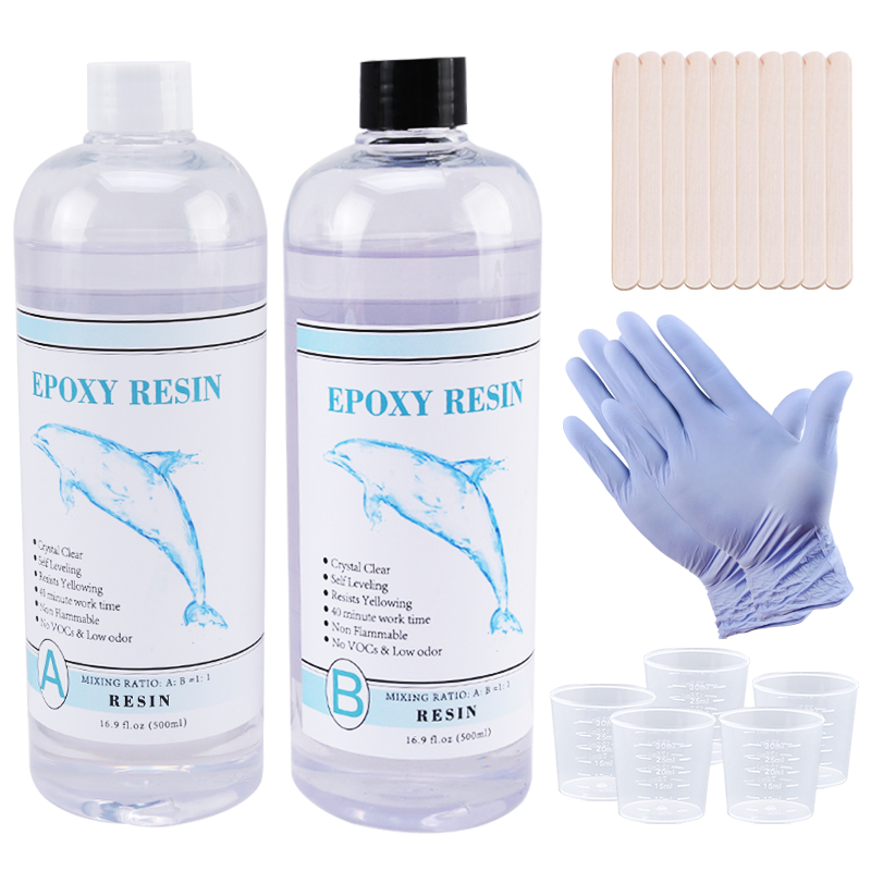 1:1 resina epóxi transparente  - Serving Tray Mold avaliação e preço